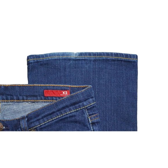 X2 Jeans Curvy Boot Cut Womens Waist 31 Dark Wash Denim - Picture 4 of 13